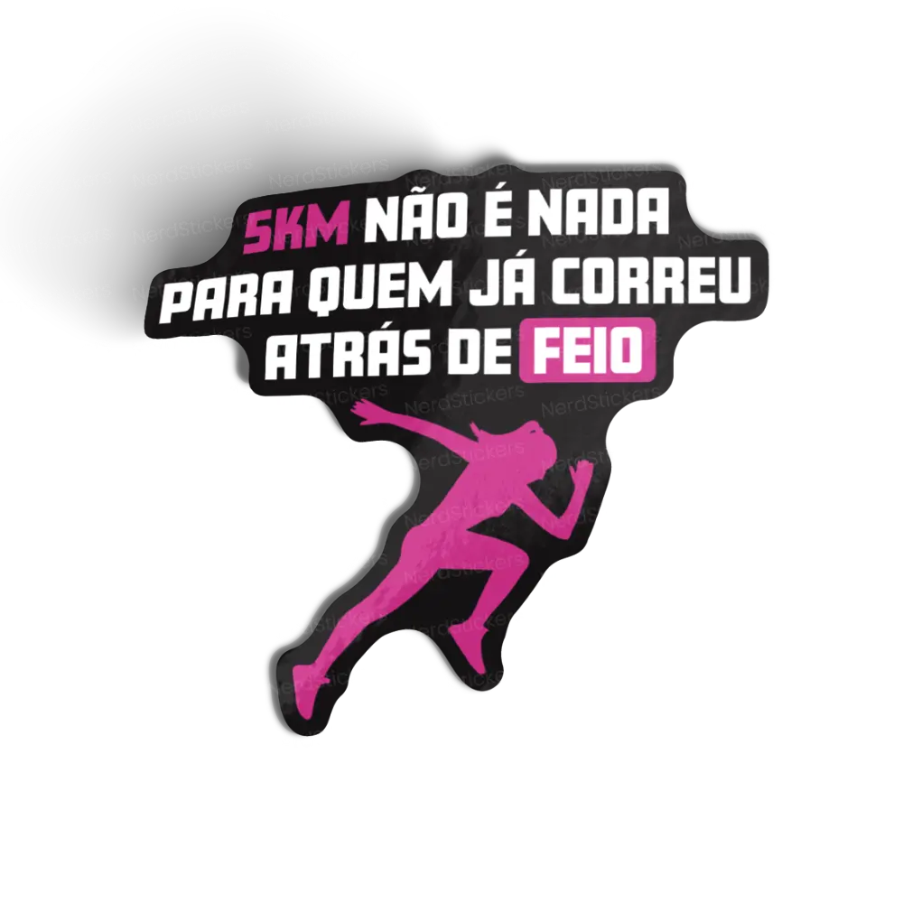 Adesivo 5km não é Nada, Memes e Humor