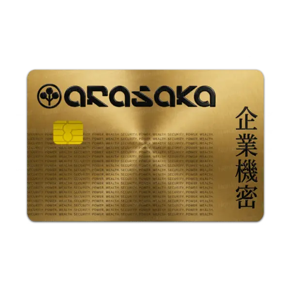 CARD ARASAKA GOLD