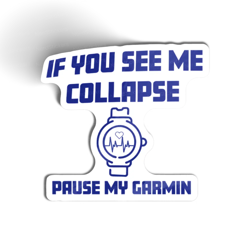 Pause my Garmin sticker, Programming