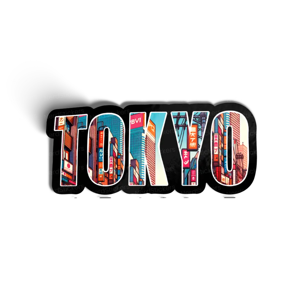 Adesivo Tokyo Neon Urbano, Viagem