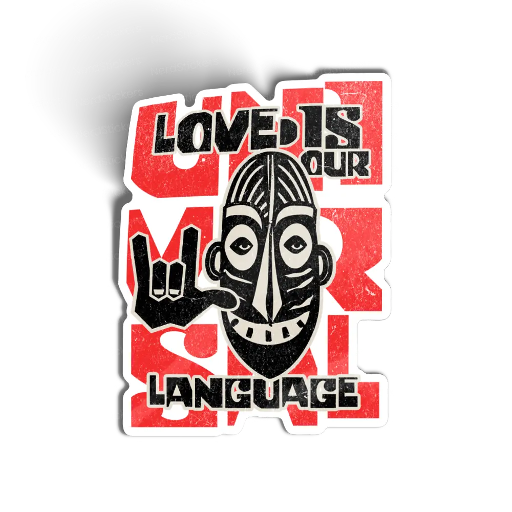 Adesivo Love Is Our Language, Viagem
