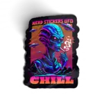 Chill Alien Vaporwave Retro