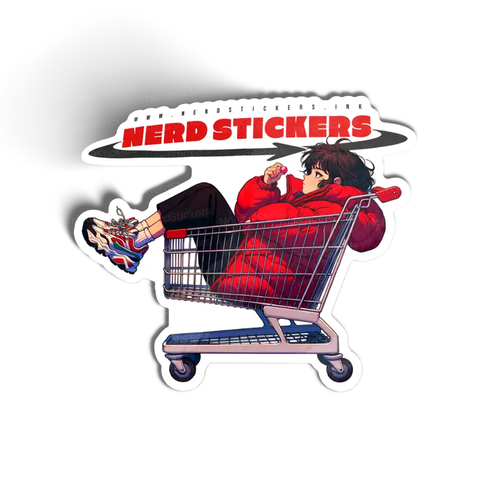 Casual Aesthetic Girl sticker