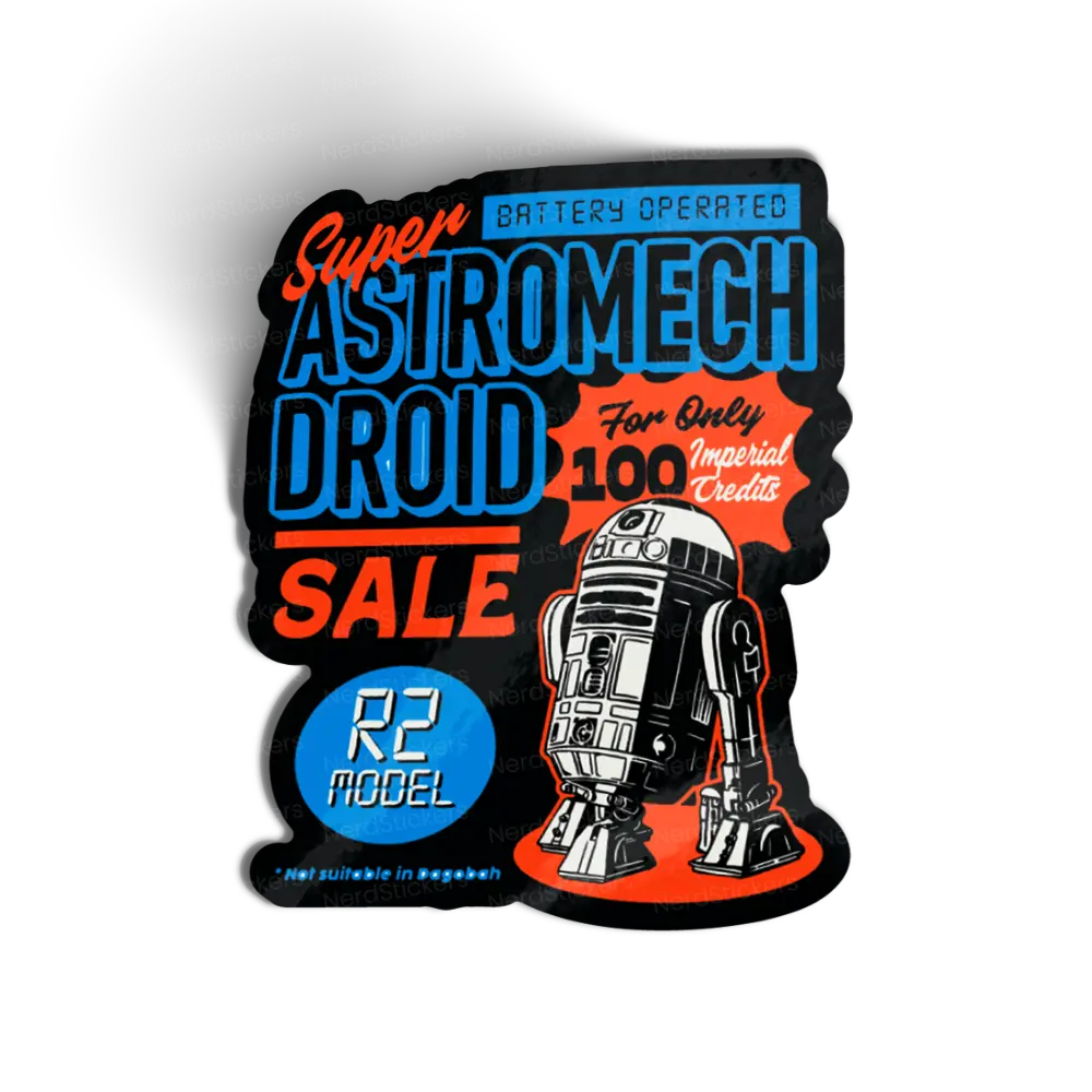 Adesivo Super Astromech Droid Sale, Programação