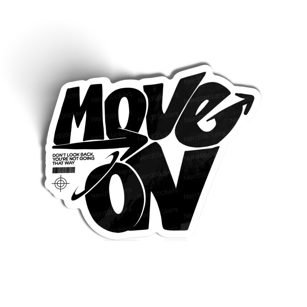 Adesivo MOVE ON, Frases