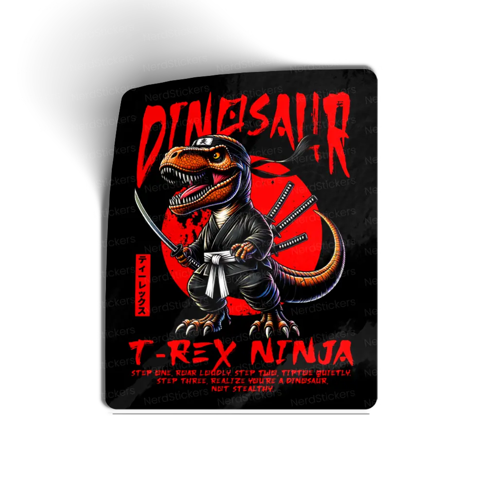 Adesivo T-Rex Ninja, Anime e Mangá