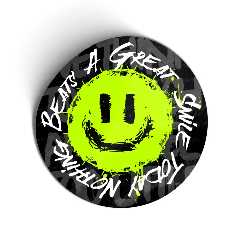 Adesivo Nothing Beats a Great Smile, Memes e Humor