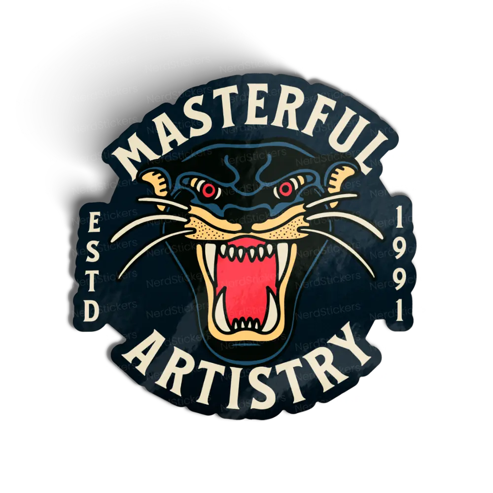 Adesivo Masterful Artistry, Animais