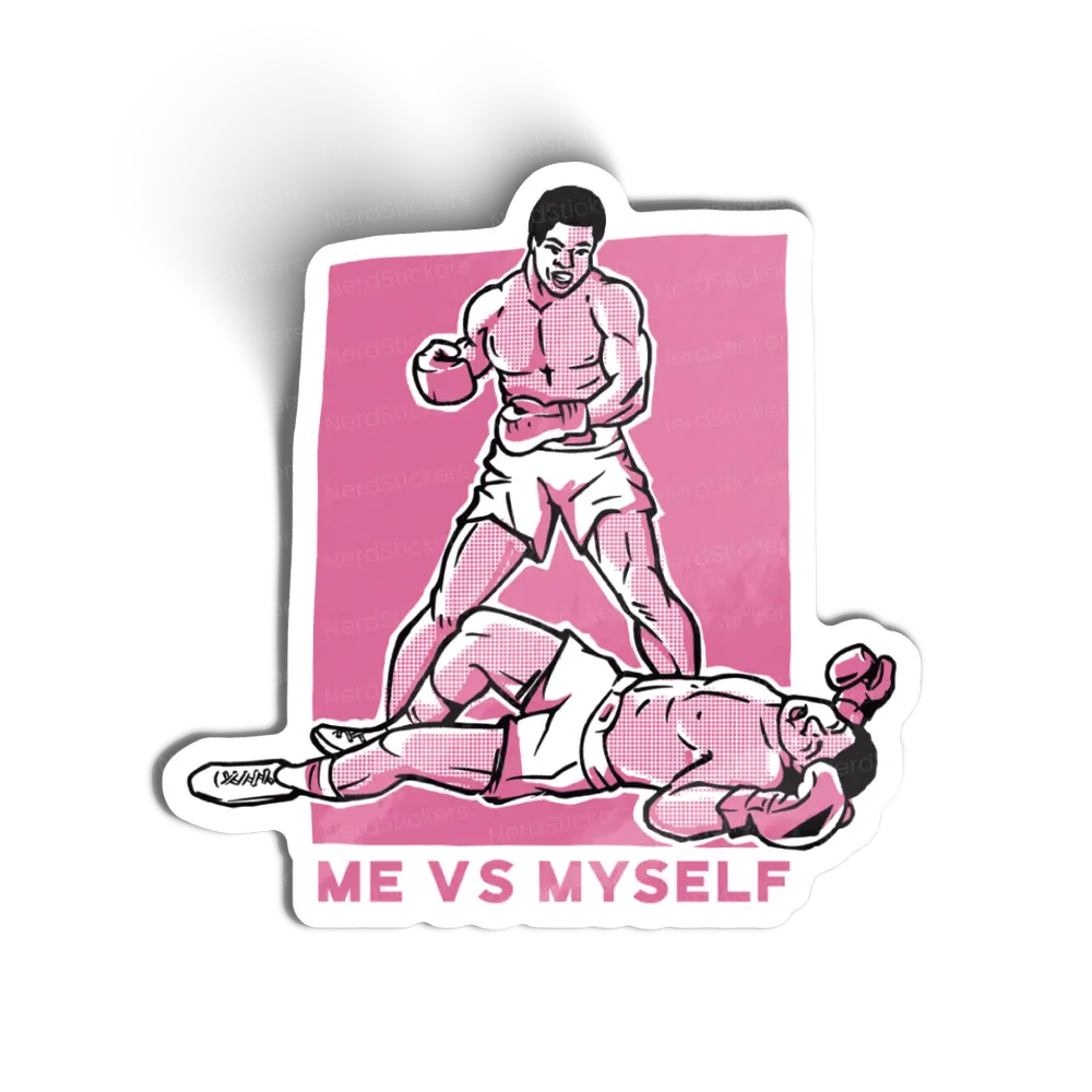 Adesivo Me Vs Myself, Esportes