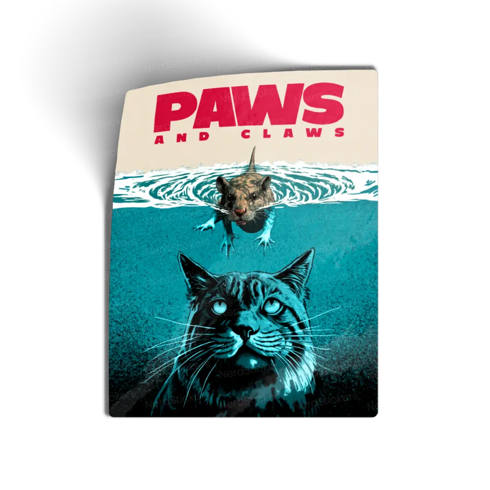 PAWS AND CLAWS sticker, Animals
