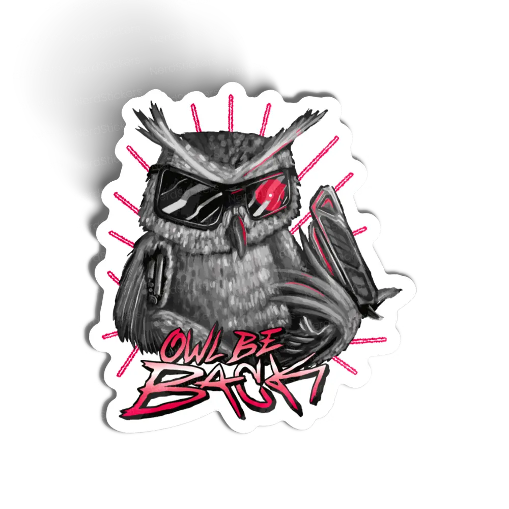 Adesivo Owl Be Back, Animais