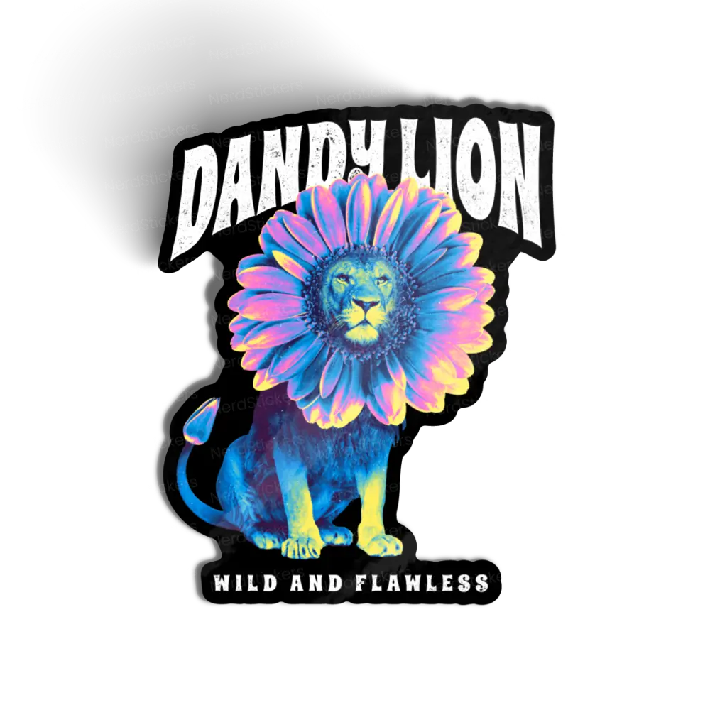 Adesivo Dandy Lion Wild and Flawless, Animais