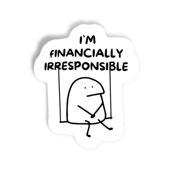Adesivo i'm irresponsible, Memes e Humor