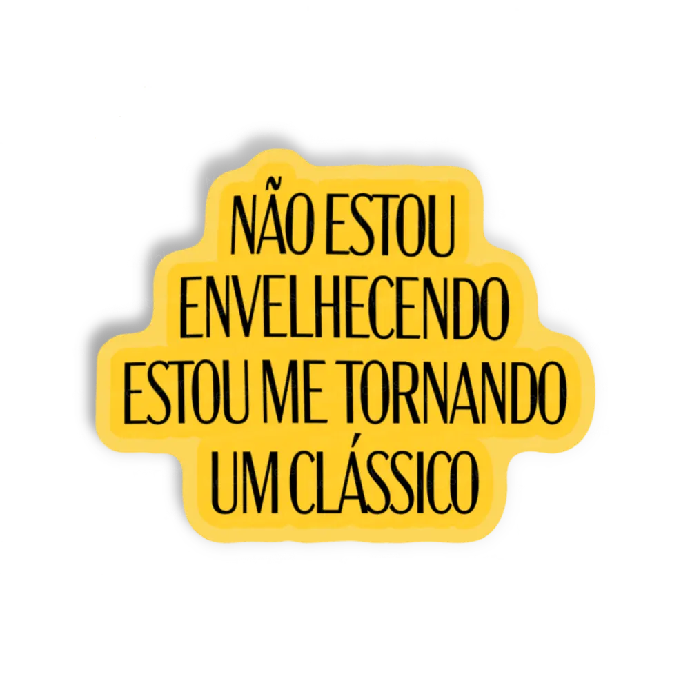 Adesivo Não sou velho, Viagem