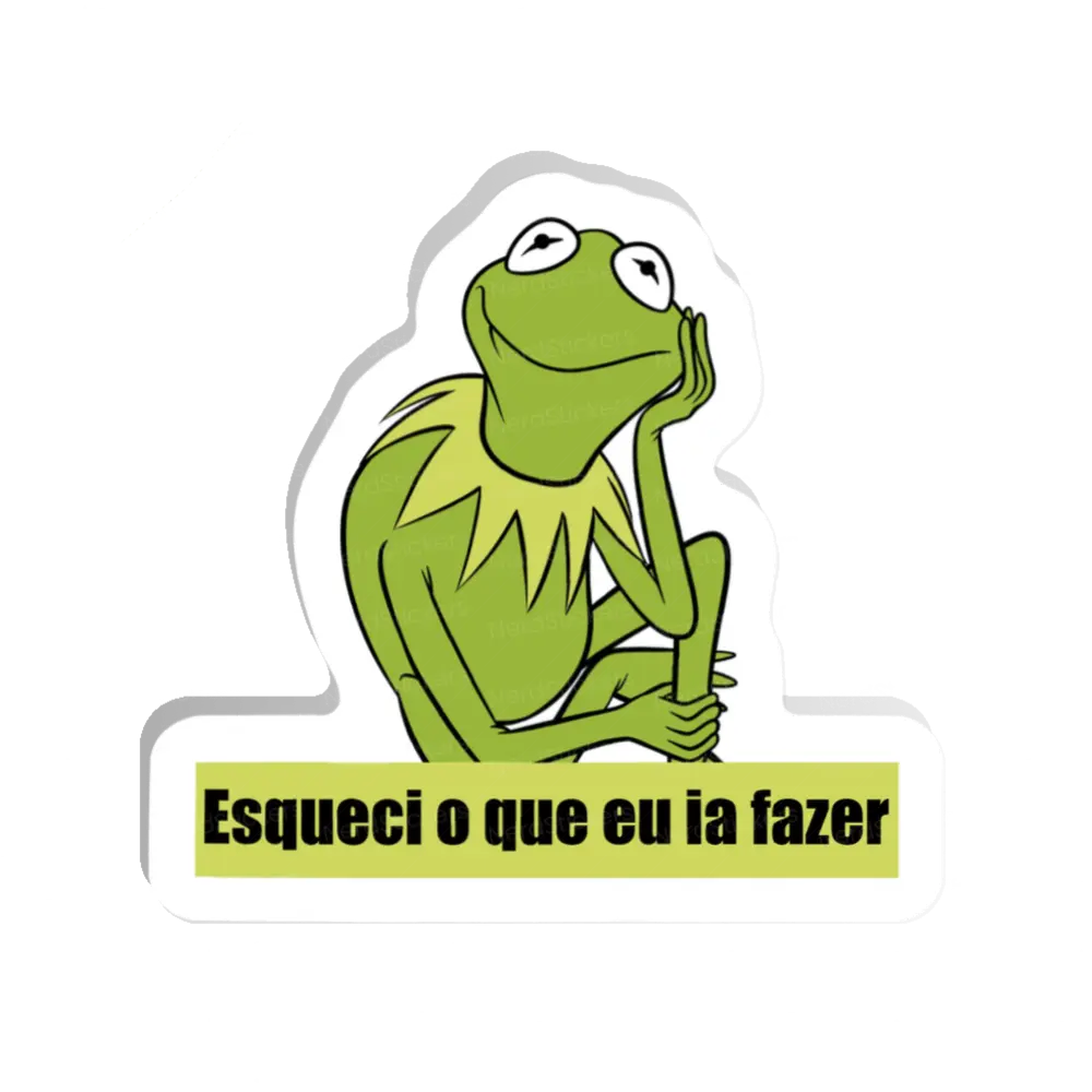 Já esqueci o que eu ia fazer sticker, Memes e Humor