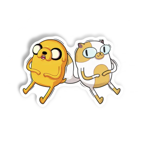 Adesivo Jake e Cake, Animais