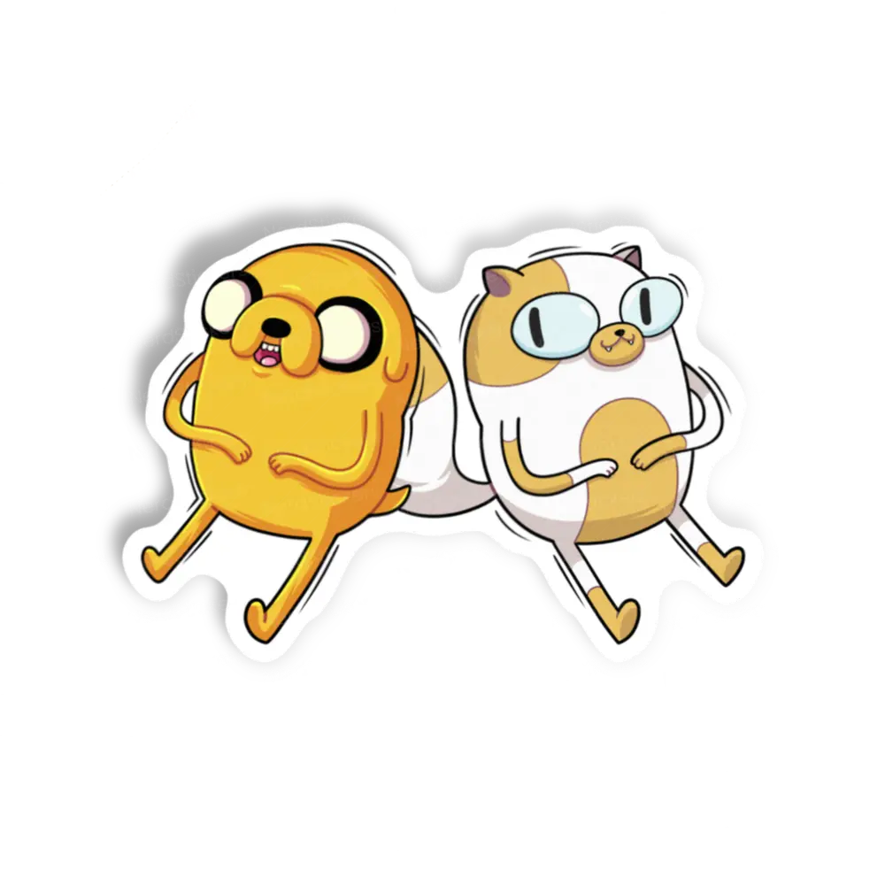 Adesivo Jake e Cake, Animais