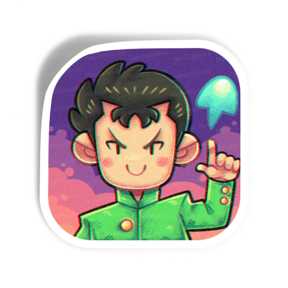 Adesivo Urameshi, Anime e Mangá