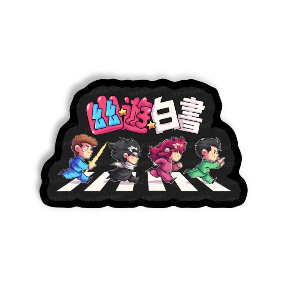 Adesivo Yu Yu Road, Anime e Mangá