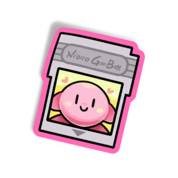 Adesivo Kirby Game Boy, Games