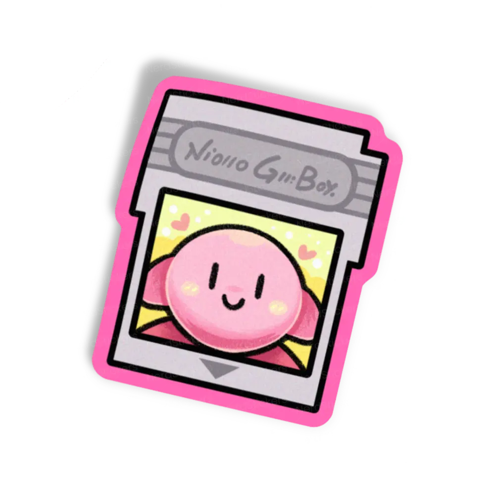 Adesivo Kirby Game Boy, Games