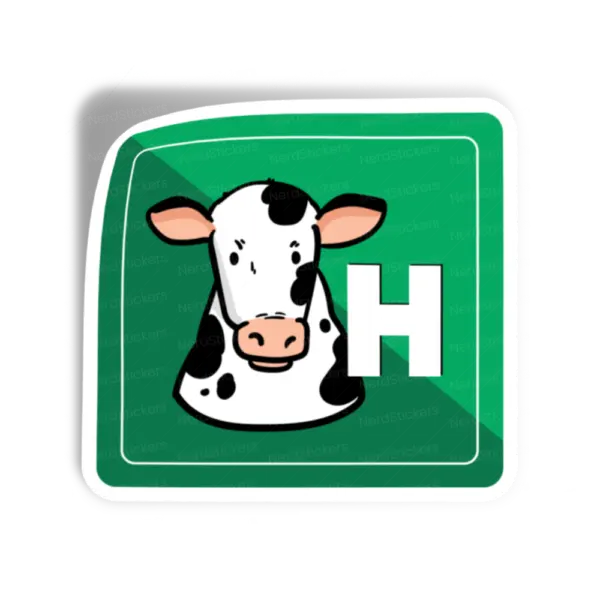 VACA H sticker, Animals