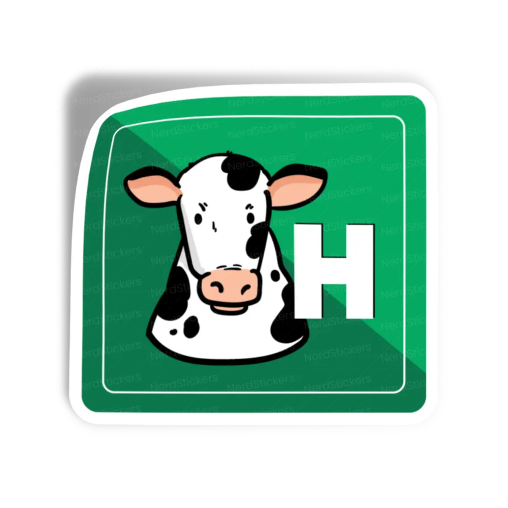 VACA H sticker, Animals