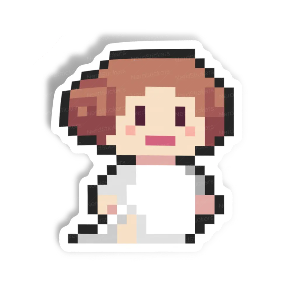 Adesivo Pixel Leia, Filmes e Séries