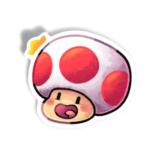 Adesivo Mini Toad, Games
