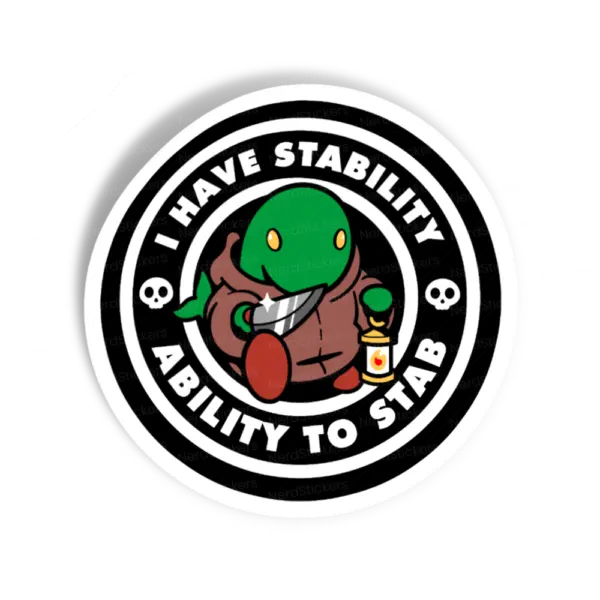 Adesivo I have stability, Games