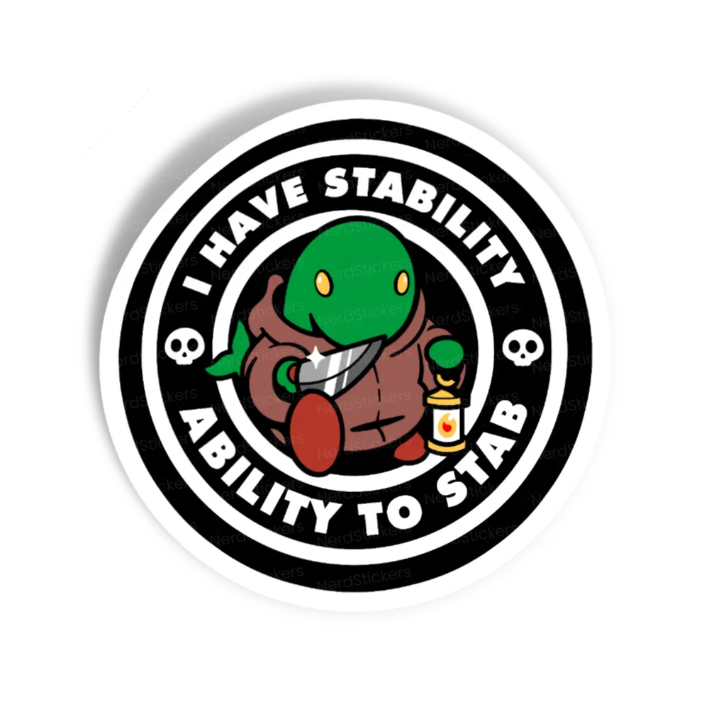 Adesivo I have stability, Games