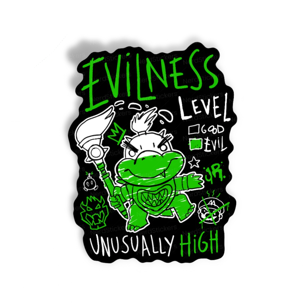 Adesivo Evilness Level, Games