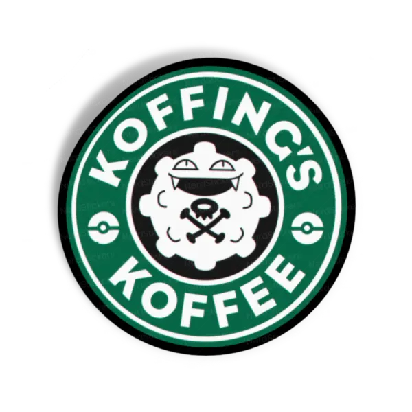Adesivo Koffing Cafezin, Comida e Bebida