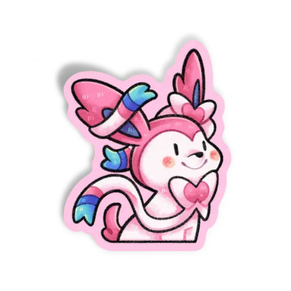 Adesivo Mini Sylveon, Animais