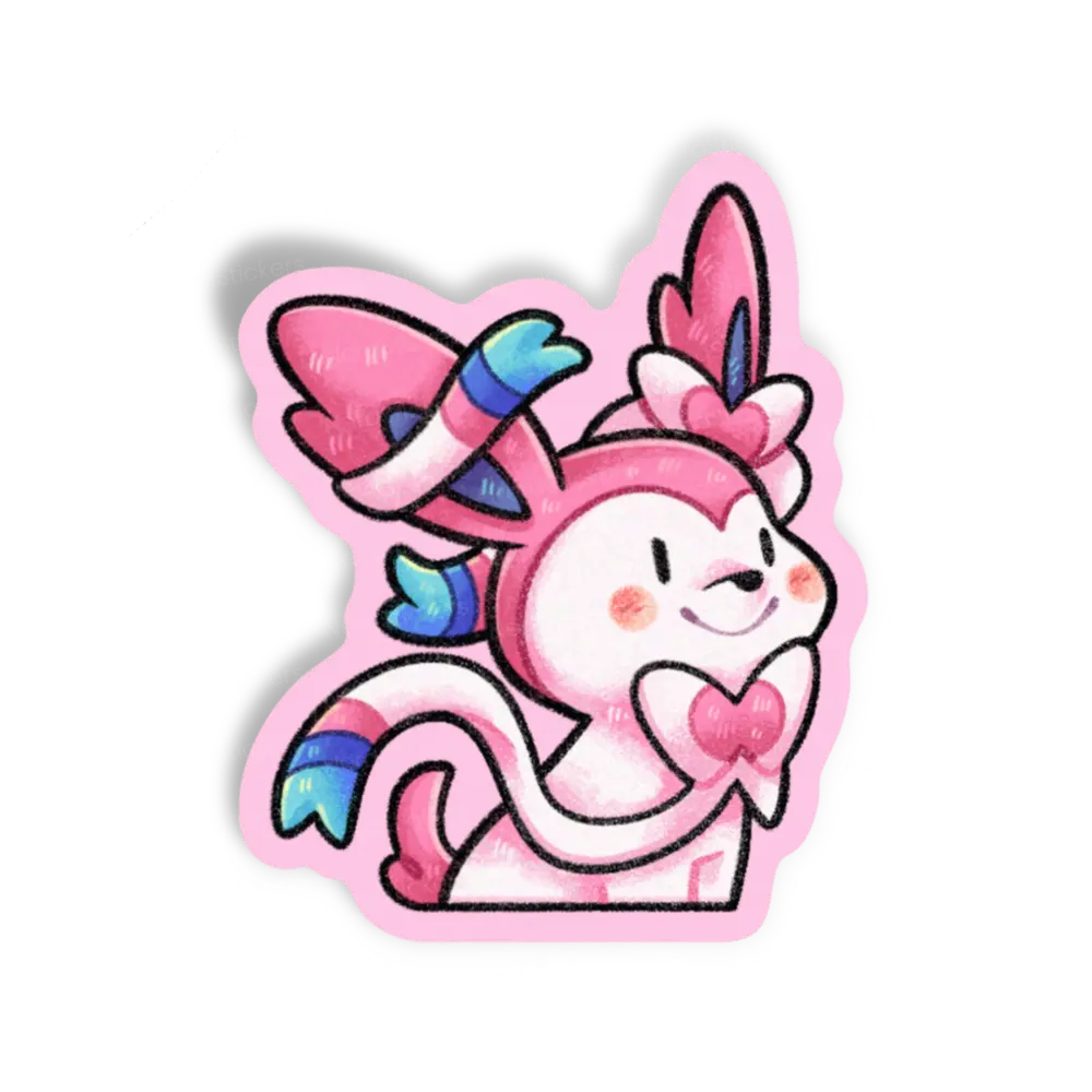 Adesivo Mini Sylveon, Animais