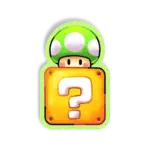 Green Mushroom Cube