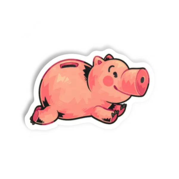 Adesivo Cofrinho Toy, Animais