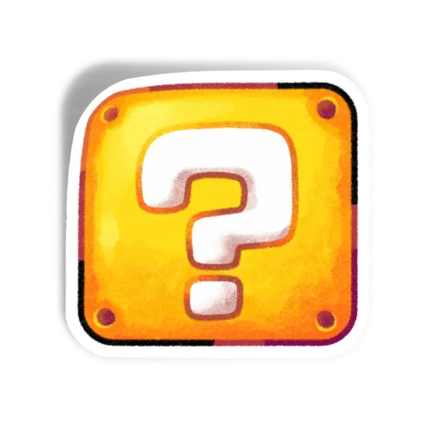Adesivo Yellow Cube, Games