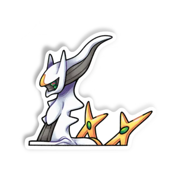 Adesivo Arceus, Animais