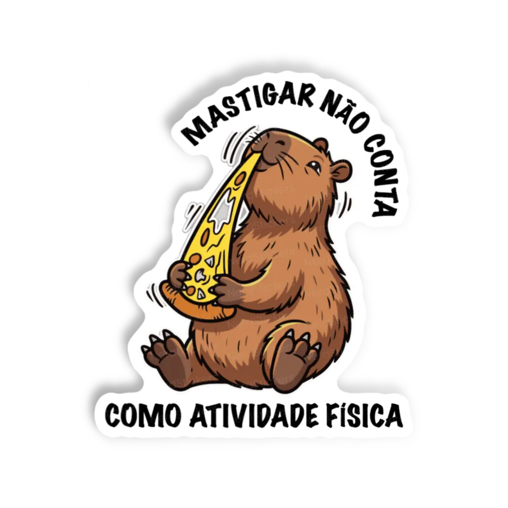Adesivo Atividade Física, Comida e Bebida