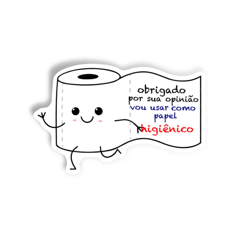 Adesivo Papel Higienico, Memes e Humor