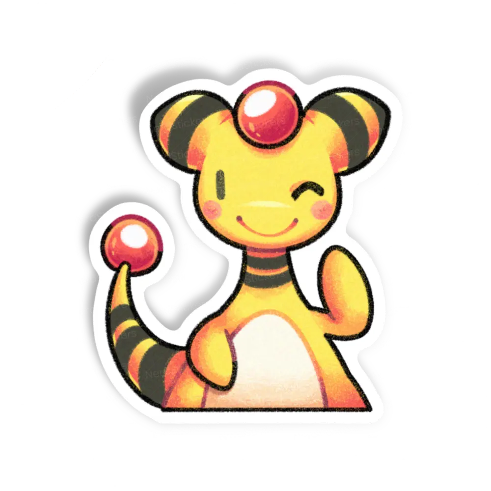 Adesivo Ampharos, Animais
