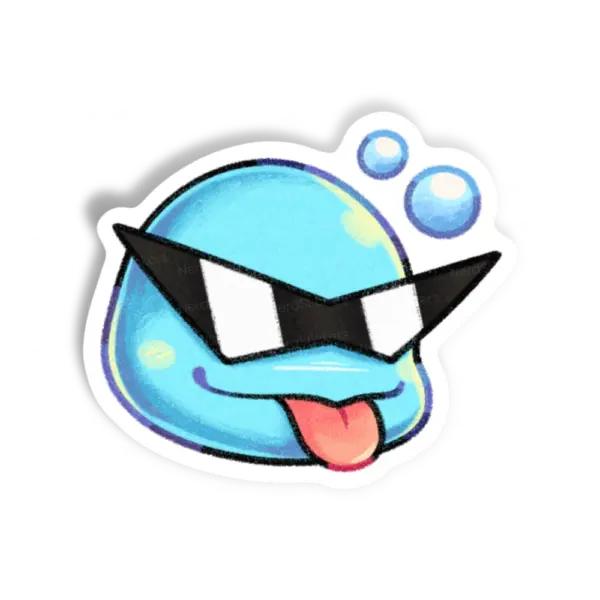 Adesivo Squirtle Bolhudo, Anime e Mangá