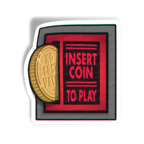 Adesivo Insert Coin, Programação