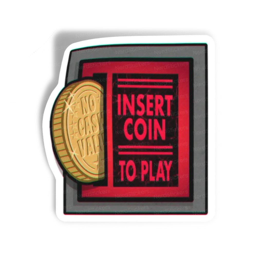 Adesivo Insert Coin, Programação