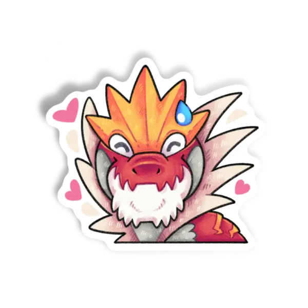 Adesivo Tyrantrum, Animais