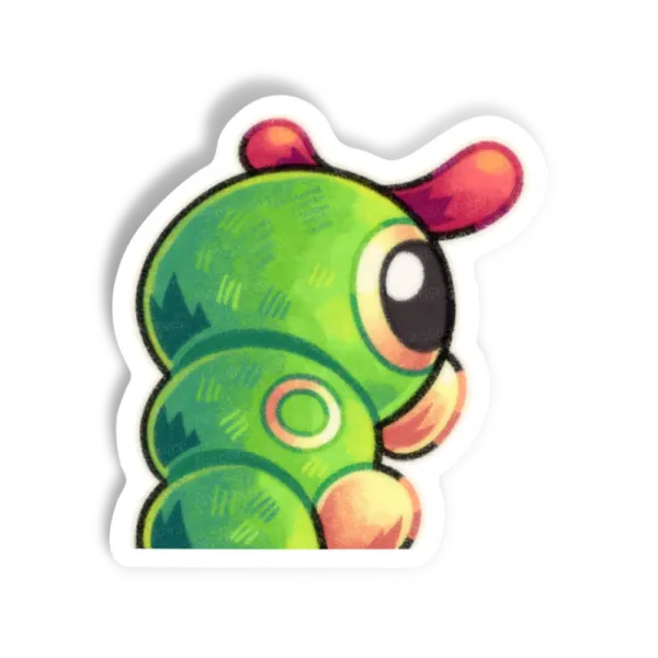 Adesivo Caterpie, Animais