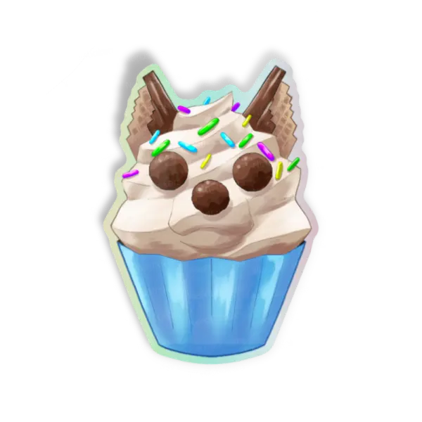 Adesivo Cão Cake, Design