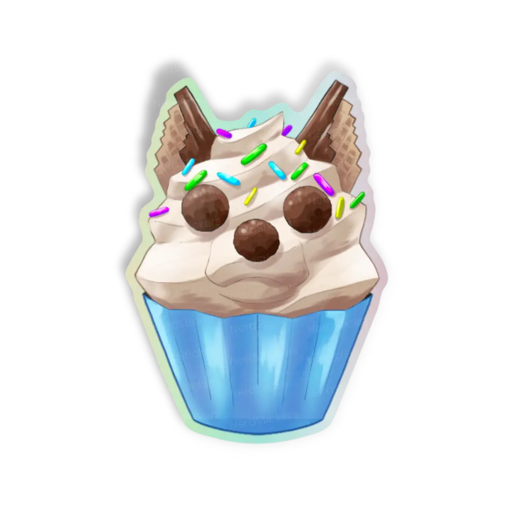 Adesivo Cão Cake, Design