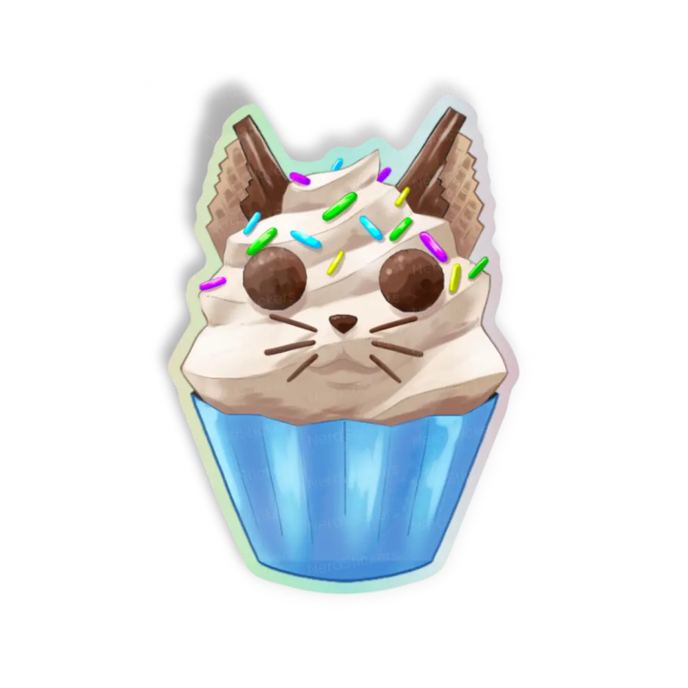 Adesivo Gato Cake, Design